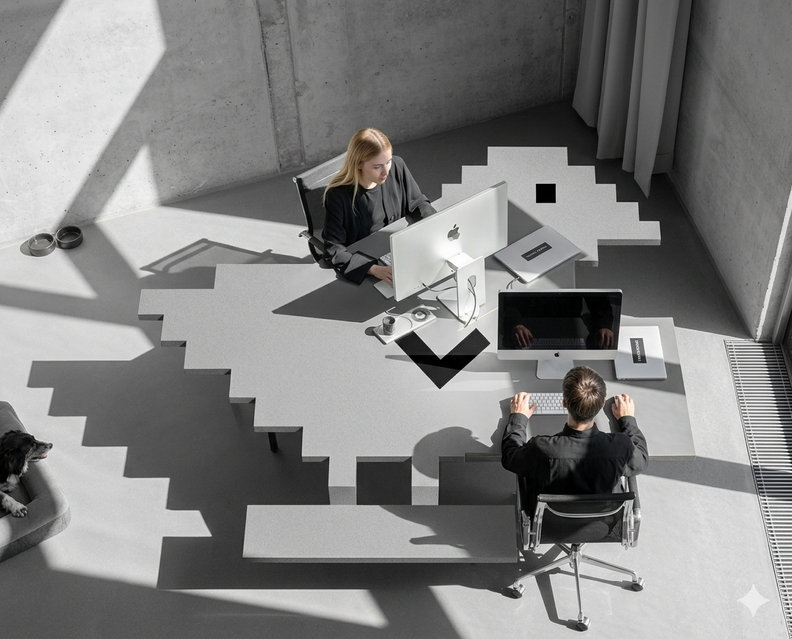 Das Team von Florenço's Studio bei der Arbeit