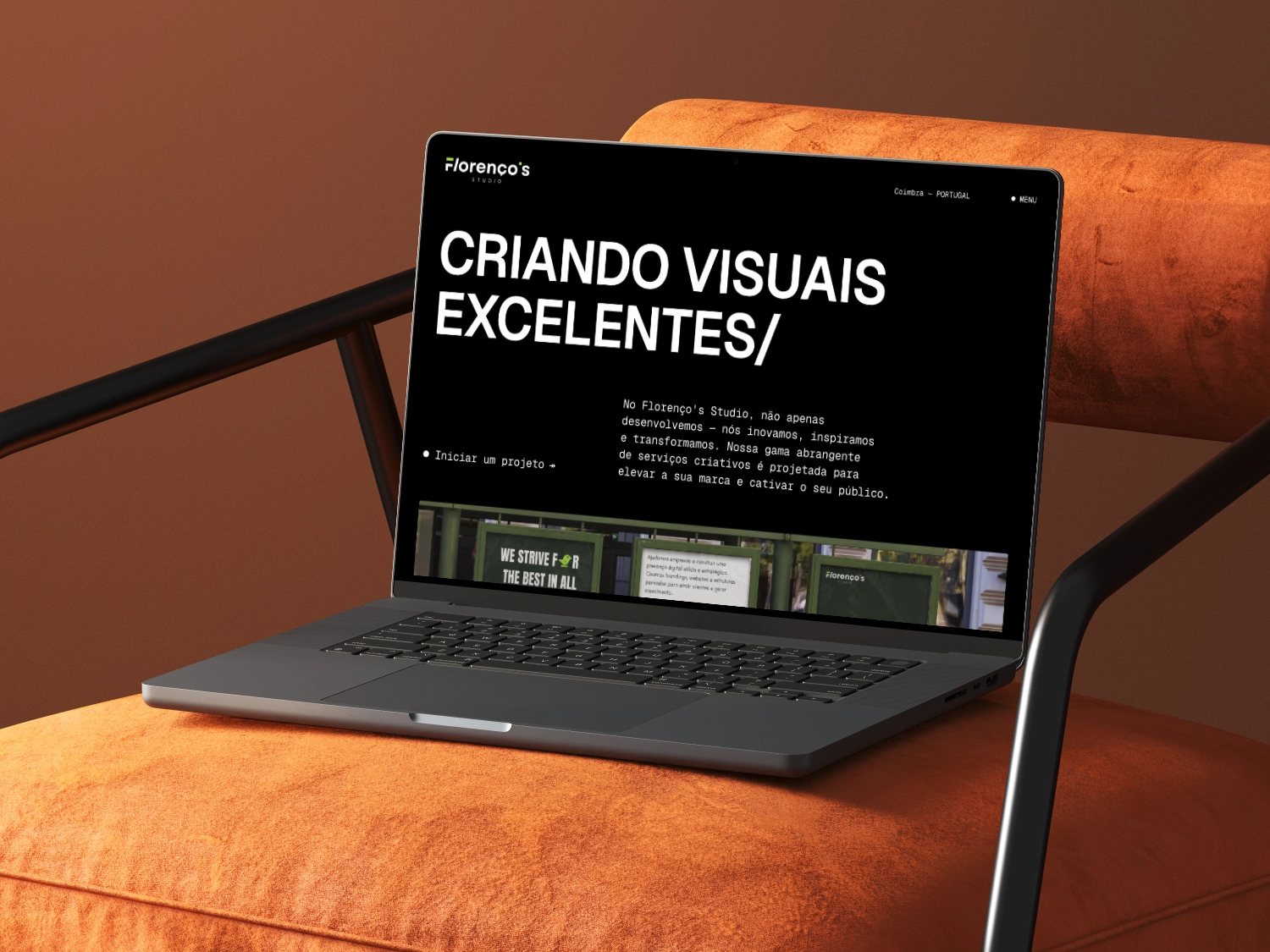 Laptop showing a website performance dashboard